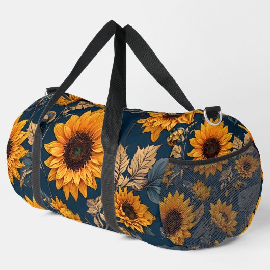 Sac De Sport Fleurs de soleil (Coin droit)