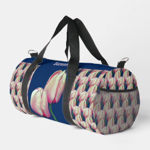 Sac De Sport Fleurs de tulipes roses personnalisées