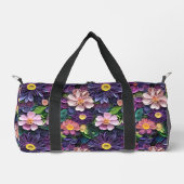 Sac De Sport Fleurs en papier (Recto)