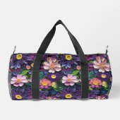 Sac De Sport Fleurs en papier (Verso)