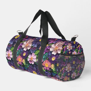 Sac De Sport Fleurs en papier