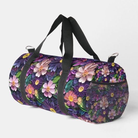 Sac De Sport Fleurs en papier (Coin droit)