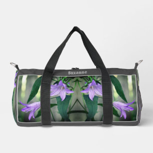 Sac De Sport Fleurs Lys violettes délicates personnalisées