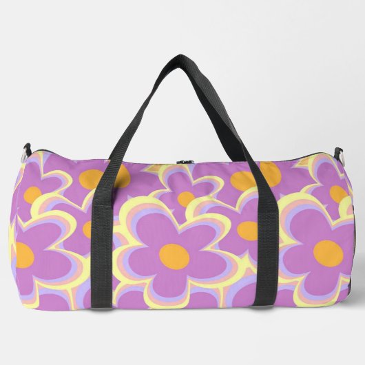 Sac De Sport Fleurs rétro (Recto)