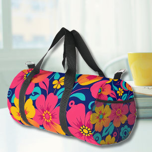 Sac De Sport Fleurs rétro brillantes et audacieuses - style Dop