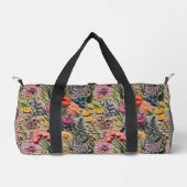 Sac De Sport Fleurs sauvages Broderie Flore (Recto)