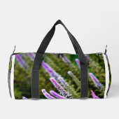 Sac De Sport Fleurs sauvages pourpres et verts (Verso)