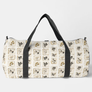 Sac De Sport Fleurs sauvages séchées et pressées vintage botani
