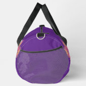 Sac De Sport Fleurs sur violet grand (Droite)