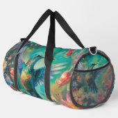 Sac De Sport Fleurs tropicales des colibris (Coin droit)