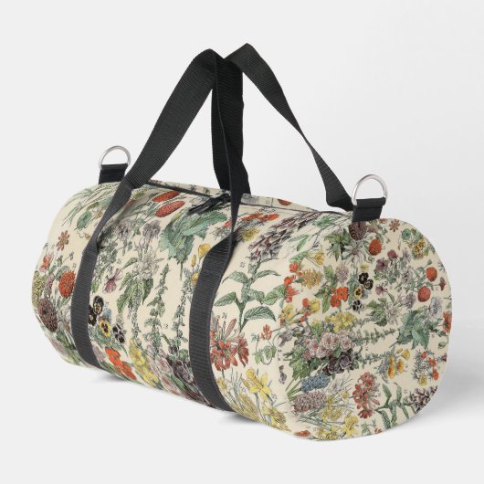 Sac De Sport Fleurs vintages (Coin gauche)