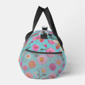 Sac De Sport Floral orange rose blanc floral turquoise (Droite)