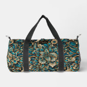 Sac De Sport Floral Peacock Blue Mandala (Recto)