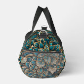 Sac De Sport Floral Peacock Blue Mandala (Droite)