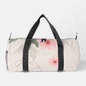 Sac De Sport Floral Sketch Waterproof Travel Bag  (Verso)