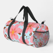 Sac De Sport Florales roses - Fleurs Pastel Vibes-Retro (Coin droit)