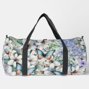 Sac De Sport Flore et papillons élégants et élégants