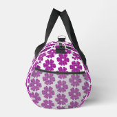Sac De Sport Flower Shape Plaid Pink Purple (Droite)