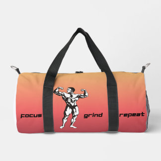 Sac De Sport Focus Grind Repeat | Fitness Motivationnel