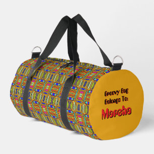 Sac De Sport Folie aléatoire multicolore groovy