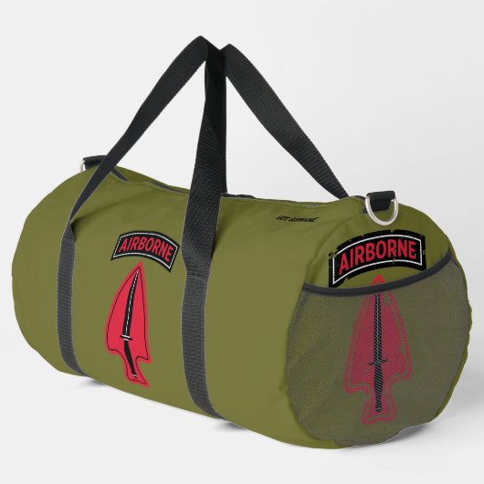Sac De Sport Force Delta "forces spéciales" Custom Fatigue Gree (Coin droit)