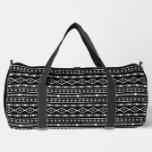 Sac De Sport Formes Aztec Motif gris noir (Recto)