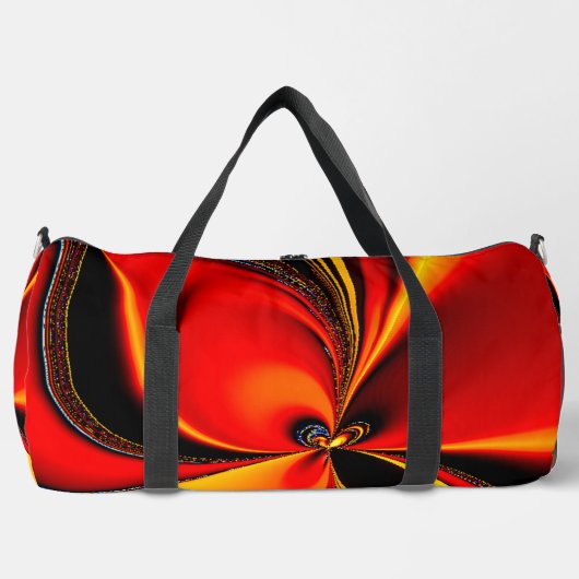 Sac De Sport Fractale Orange Fury  (Recto)