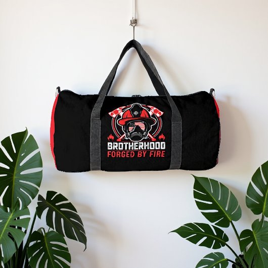 Sac De Sport Fraternité Forgée Par L'emblème Du Feu