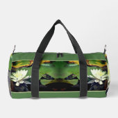 Sac De Sport Frog Amiring Water Lily Personalized (Verso)