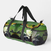 Sac De Sport Frog Amiring Water Lily Personalized (Coin droit)