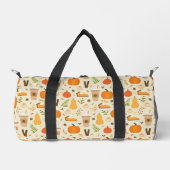 Sac De Sport Fun Orange Fall Motif (Recto)