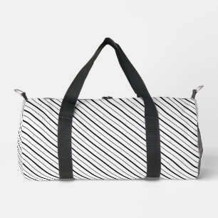 Sac De Sport Géométrie de ligne noire simple