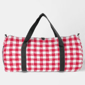 Sac De Sport Gingham rouge (Verso)