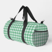 Sac De Sport Gingham vert menthe (Coin droit)