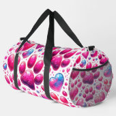 Sac De Sport Glossy Heart Bubble Pattern Travel (Coin droit)