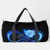 Sac De Sport Glowing infinity with blue rose (Verso)