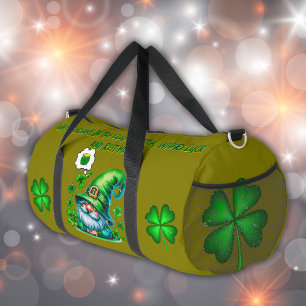 Sac De Sport Gnome mignonne St Patrick Dormir sur l'olive