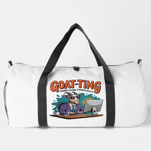 Sac De Sport Goat Working Things Done Eventually (Verso)