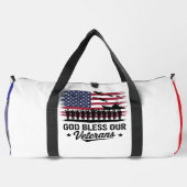 Sac De Sport God Bless Our Veterans American Flag (Verso)