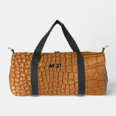 Sac De Sport Gold leather texture luxury (Recto)