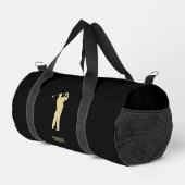 Sac De Sport Golfeur Silhouette Monogram Gold (Coin droit)