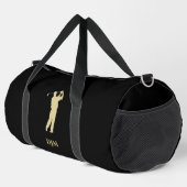 Sac De Sport Golfeur Silhouette Monogram Gold (Coin droit)