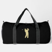 Sac De Sport Golfeur Silhouette Monogram Gold (Verso)