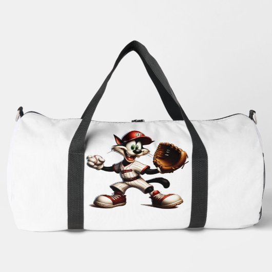 Sac De Sport Goofy Cat Baseball Pitcher Monte (Recto)