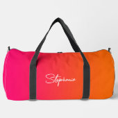 Sac De Sport Gradient rose et orange (Recto)