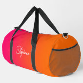 Sac De Sport Gradient rose et orange (Coin droit)