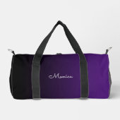 Sac De Sport Gradient violet noir à royal (Recto)