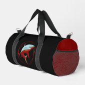 Sac De Sport Grande conception graphique de requins blancs (Coin droit)