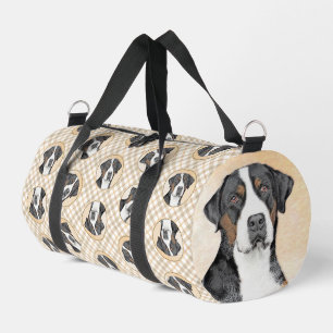 Sac De Sport Grande Suisse Mountain Dog Peinture Art original