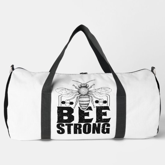 Sac De Sport Graphique de nid d'abeille Bee Strong (Recto)